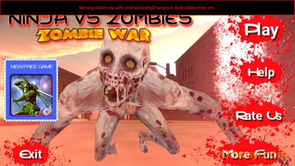 忍者vs僵尸修改版(ninja vs zombies) v2.4 安卓版0