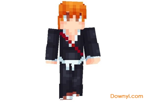 我的世界黑崎一护皮肤 我的世界黑崎一护皮肤展开图