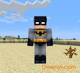 我的世界蝙蝠侠皮肤展开图 我的世界蝙蝠侠皮肤