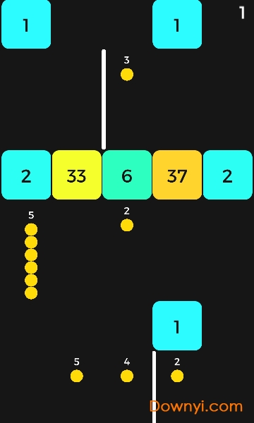 小球撞方块手游 小球撞方块游戏