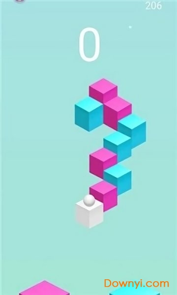 粉蓝跳跳球手游 v1.0.0 安卓版0