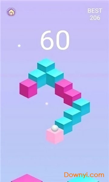 粉蓝跳跳球手游 v1.0.0 安卓版2