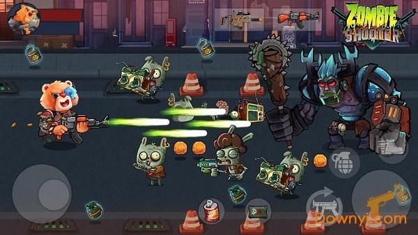 熊枪手僵尸手游