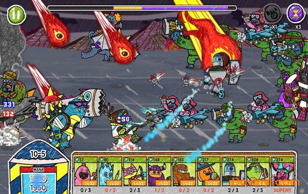 怪物大战僵尸无敌版(monster vs zomber) v1.6.7 安卓版1