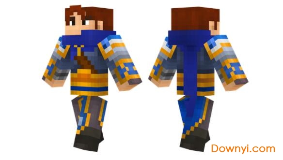 我的世界盖伦皮肤展开图