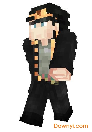 我的世界空条承太郎皮肤 我的世界空条承太郎皮肤展开图