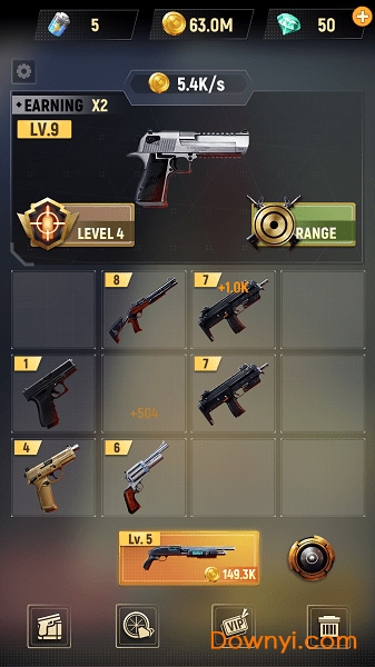 军火大亨手机版(idle gun tycoon) v1.0.4.1007 安卓最新版2