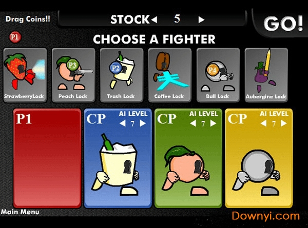 疯狂小人战斗中文版 单机版0