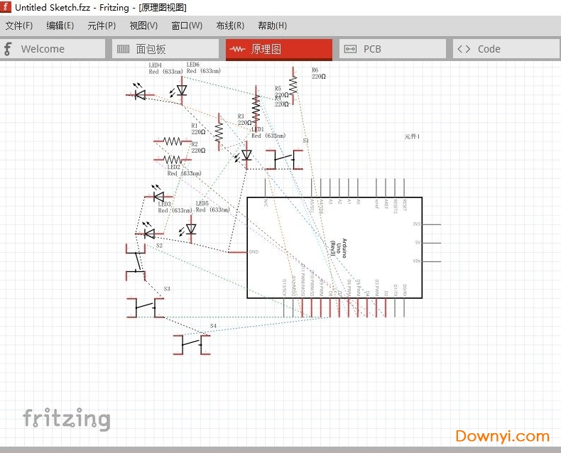 电路开发软件Fritzing