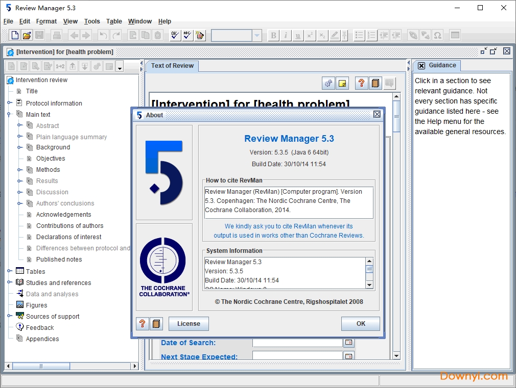 revman中文版 v5.3.5 官方版0