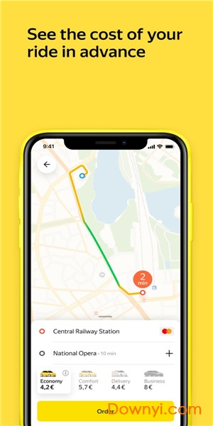 俄罗斯打车软件中文版 v3.110.0 安卓版1