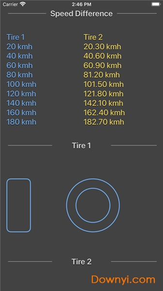 轮胎尺寸计算器中文版(tire size calculator) v1.1.0 安卓版0