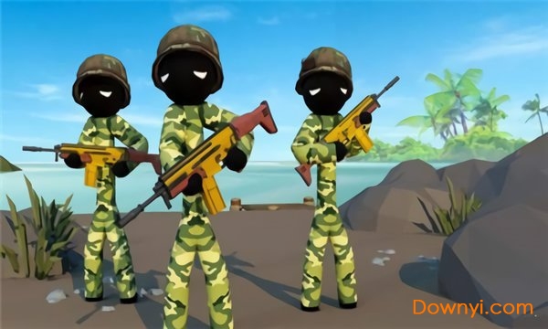 火柴人士兵射击中文版 v1.0 安卓版 1