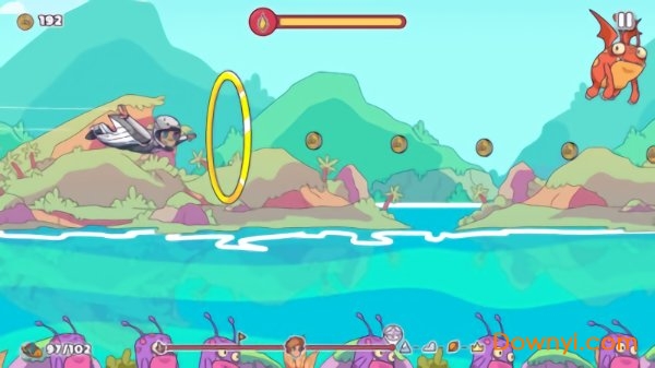 滑翔大冒险游戏