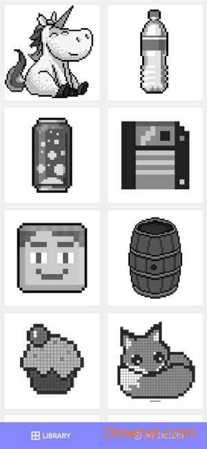 疯狂像素数字涂色游戏