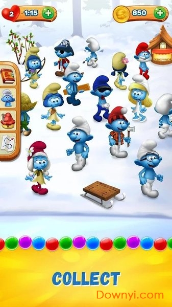 蓝精灵泡泡龙无限金币版 v2.15.050301 安卓版0