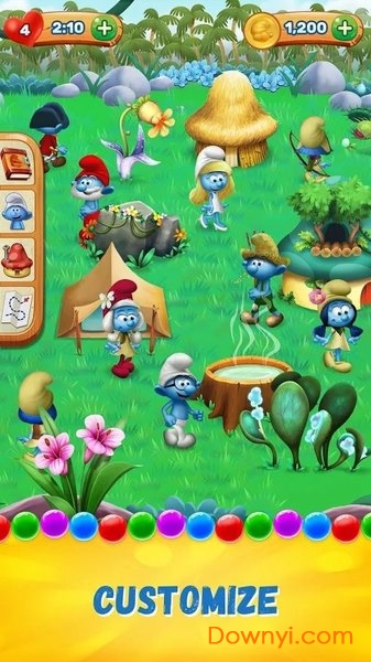 蓝精灵泡泡龙无限金币版 v2.15.050301 安卓版1