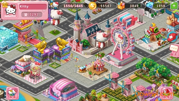 hellokitty公主花园修改版 hellokitty公主花园无限金币版