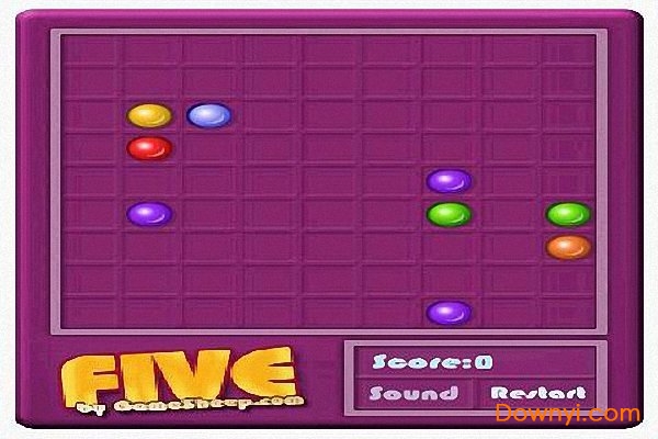 彩色五子棋单机版 彩色五子棋小游戏