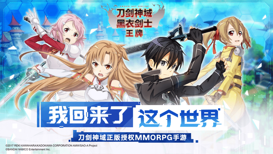 刀剑神域黑衣剑士王牌满v版下载