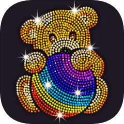 钻石涂涂乐数字填色画画游戏