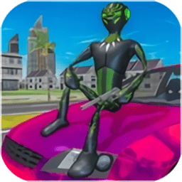 火柴人绳索英雄城市游戏