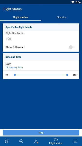 俄罗斯aeroflot航空软件 v4.5.0.672 安卓版1