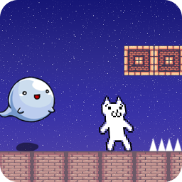 超级猫玛丽游戏(超级猫版玛丽)