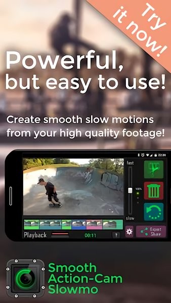 smooth action cam slowmo汉化版