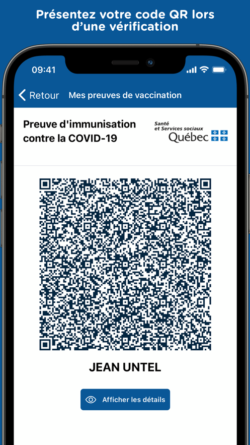 魁省疫苗护照APP