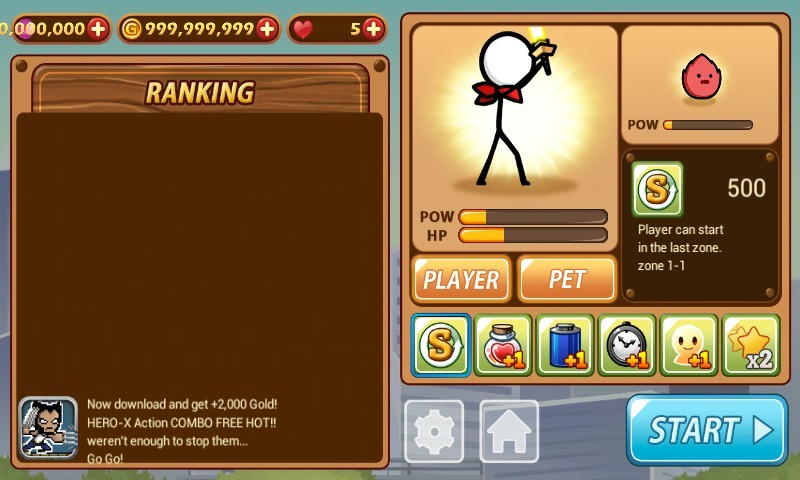 暴走火柴人(Stick Knight)免费版 v1.0.1 安卓版2