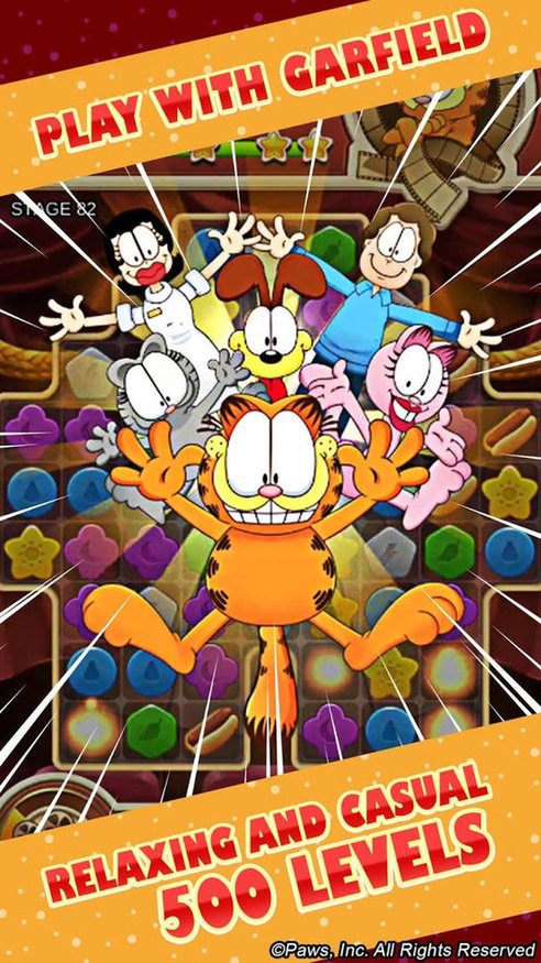 加菲猫拼图M手机版(Garfield Puzzle M) v1.1.2 安卓版1