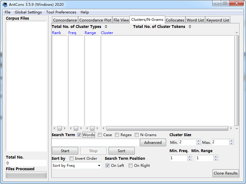 AntConc语料库 v3.5.7 官方版0