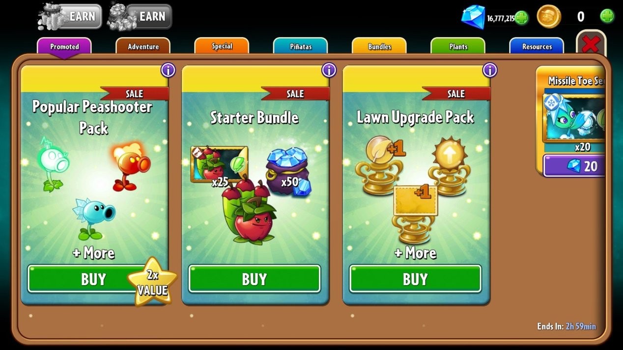 植物大战僵尸2国际版内购修改版 v9.5.1 安卓无限钻石版0