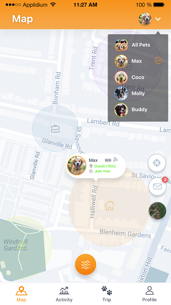 pawfit宠物定位器 pawfit定位器下载