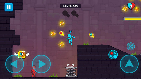 冰火火柴人双人小游戏 v1.0.0 安卓版1