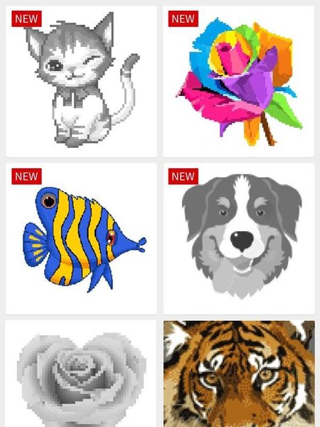 数字像素画填色书游戏 v1.0.5 安卓版0