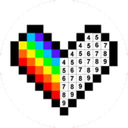 数字像素画填色书下载