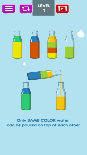 液体水排序官方游戏 v1.1 安卓版1