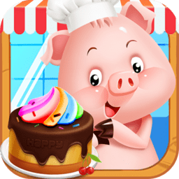 小猪猪彩虹蛋糕屋游戏