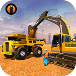 重型机械挖掘机小游戏