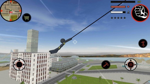 火柴人黑豹绳索英雄手游 v2.0 安卓版0