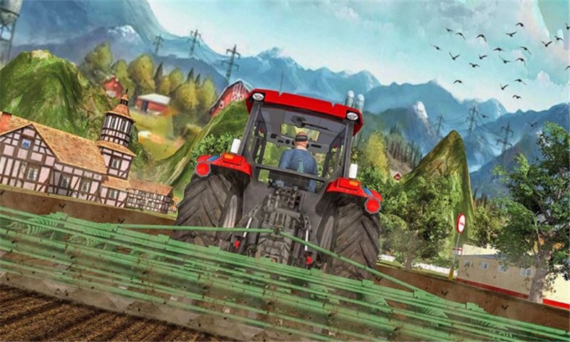 模拟拖拉机农场游戏