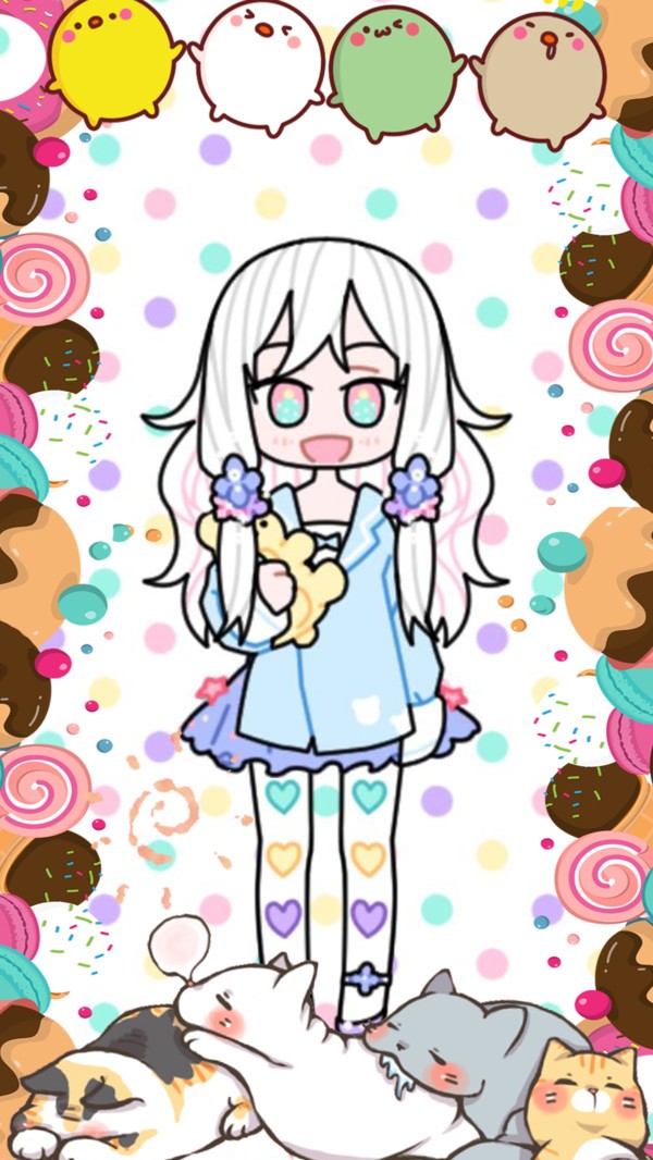 托卡粉彩少女换装手游 v1.0 安卓版0