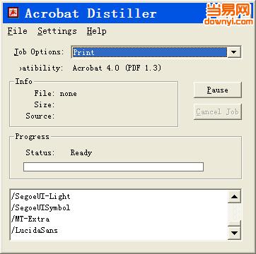 Acrobat Distiller9(pdf虚拟打印机) v9.0 简体中文版0