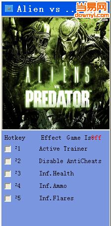 异形对铁血战士三项修改器