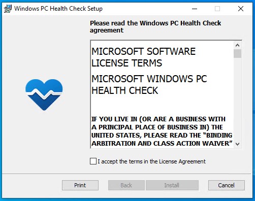 PC Health Check最新版本2022 v3.7.2204.150011