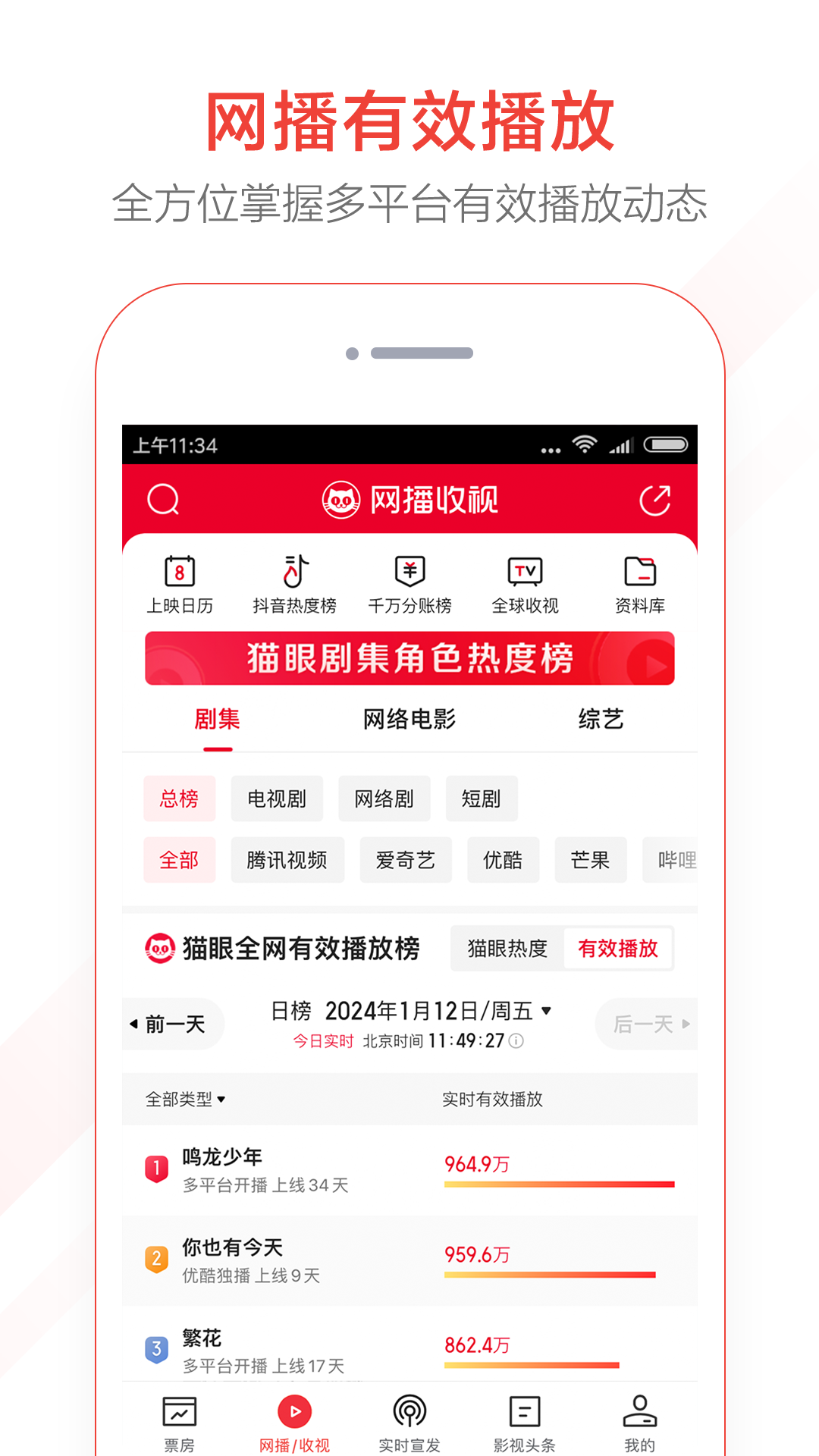 猫眼票房专业版app v8.7.0安卓版1